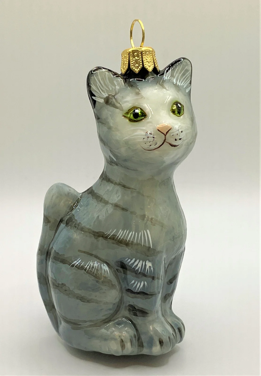 Komozja Graue Tigerkatze mit grünen Augen, KOMOZJA MOSTOWSKI
