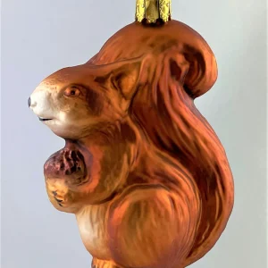 Christborn Rotbraunes Eichhörnchen mit Eichel