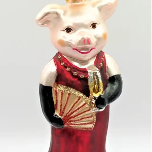 Hanco Schweinchendame in der Festrobe