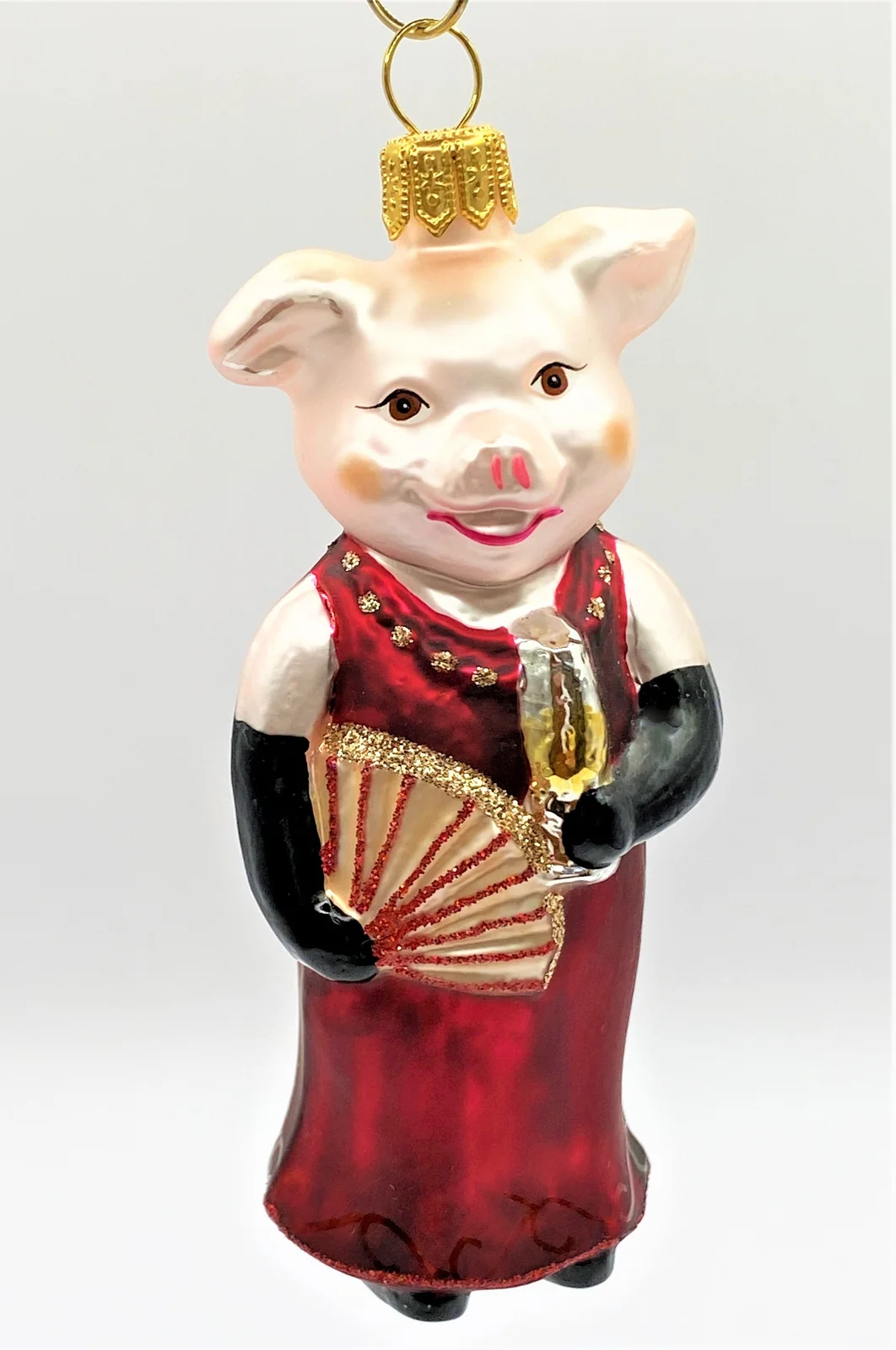 Hanco Schweinchendame in der Festrobe
