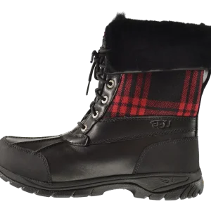 Butte Plaid Boots "Black / Red" 3251