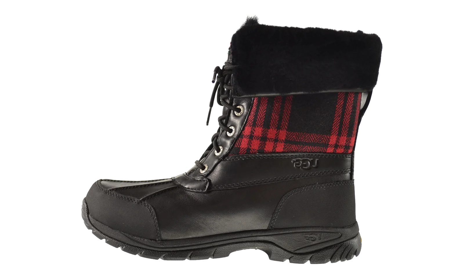 Butte Plaid Boots "Black / Red" 3251