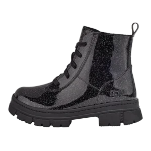 Ashton Lace Up Boot GS "Glitter Black" 1151571K GTBC