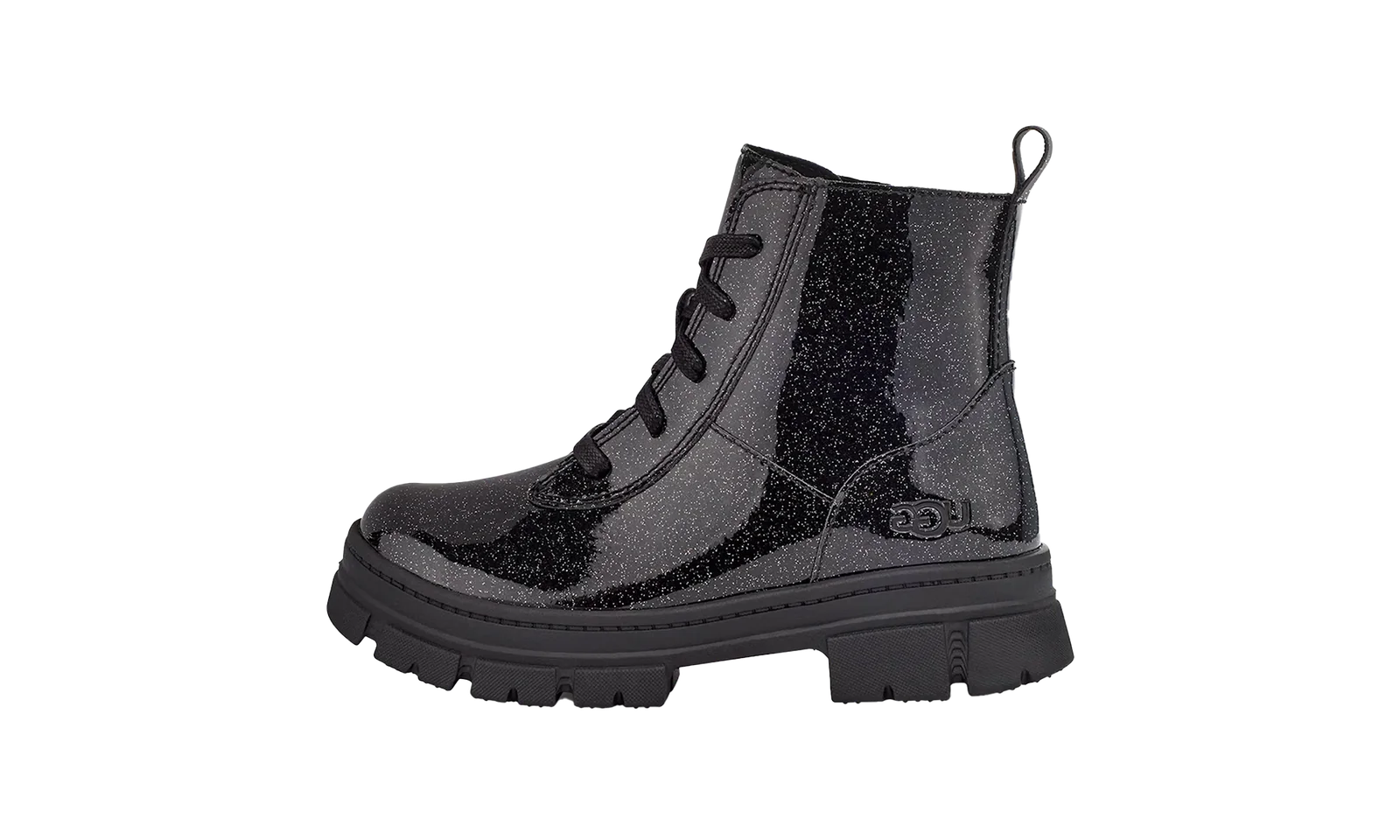 Ashton Lace Up Boot GS "Glitter Black" 1151571K GTBC