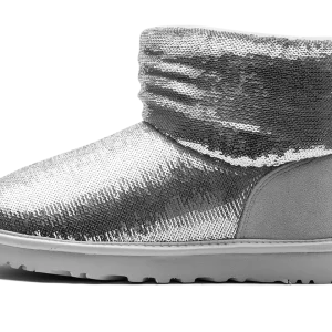Classic Mini Boot WMNS "Mirror Ball Silver" 1151291 SLVR