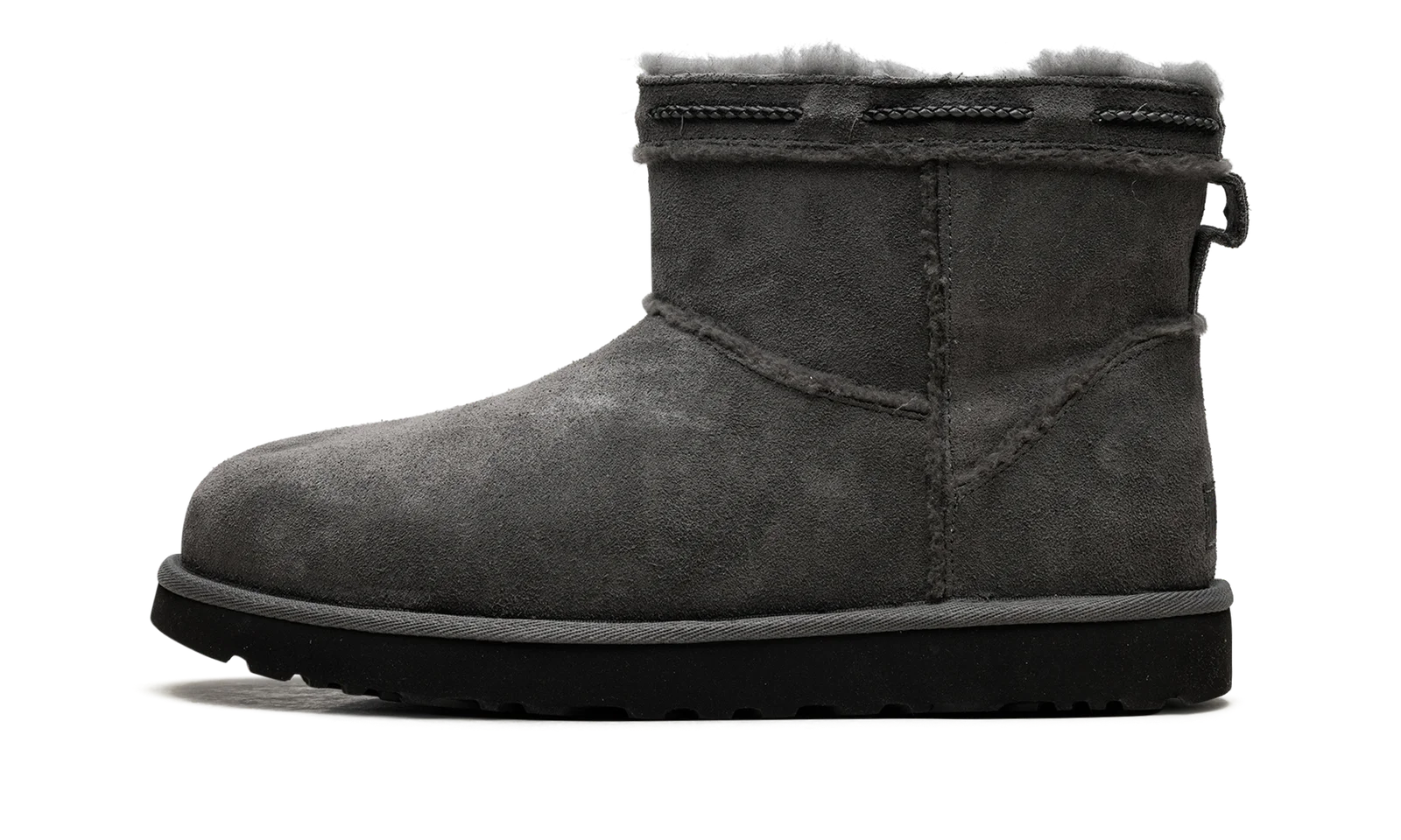 Classic Mini Shearling Braid WMNS "Charcoal" 1166751 CHRC