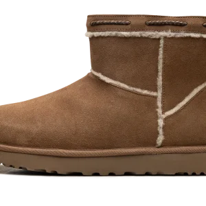 Classic Mini Shearling Braid WMNS "Chestnut" 1166751 CHE