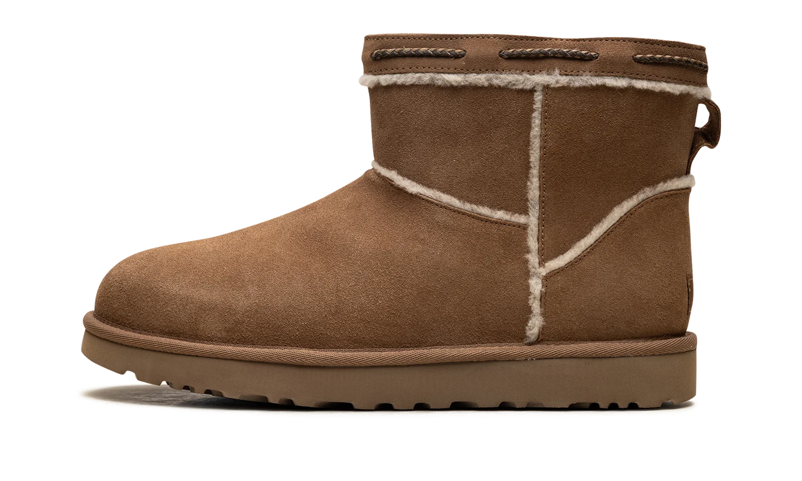 Classic Mini Shearling Braid WMNS "Chestnut" 1166751 CHE