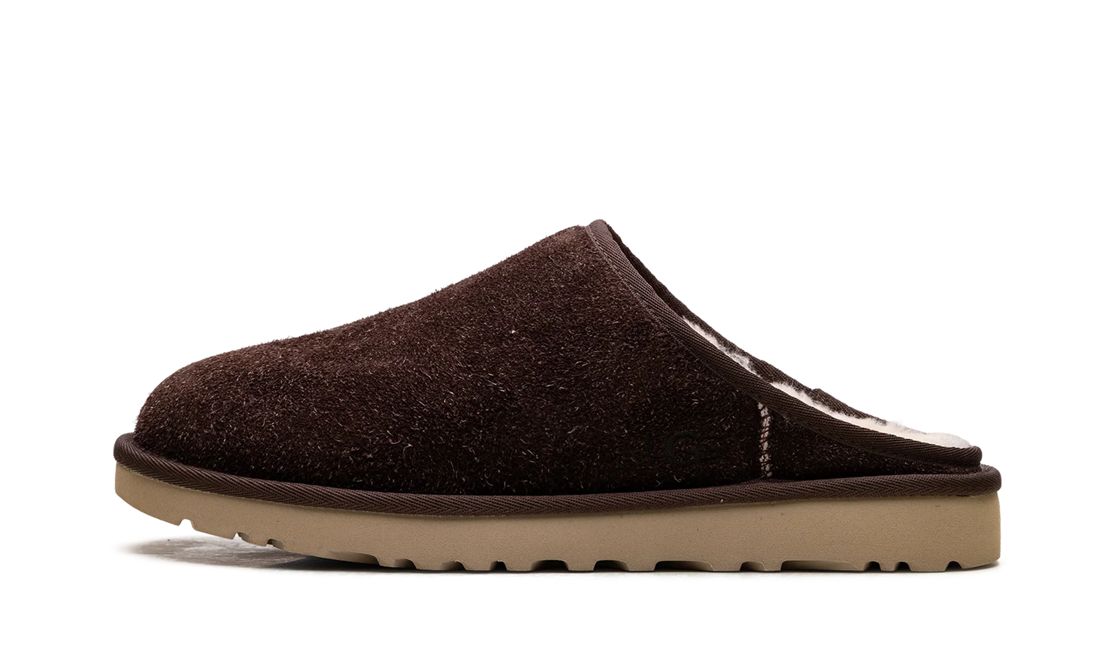 Classic Slip-On Shaggy Suede Slipper "Burnt Cedar" 1153104 BCDR