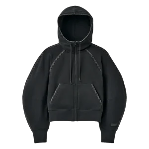 Classic Full Zip Hoodie WMNS "Black" 1180556 BLK