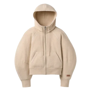 Classic Full-Zip Hoodie WMNS "Sand Heather" 1180556 SDHT