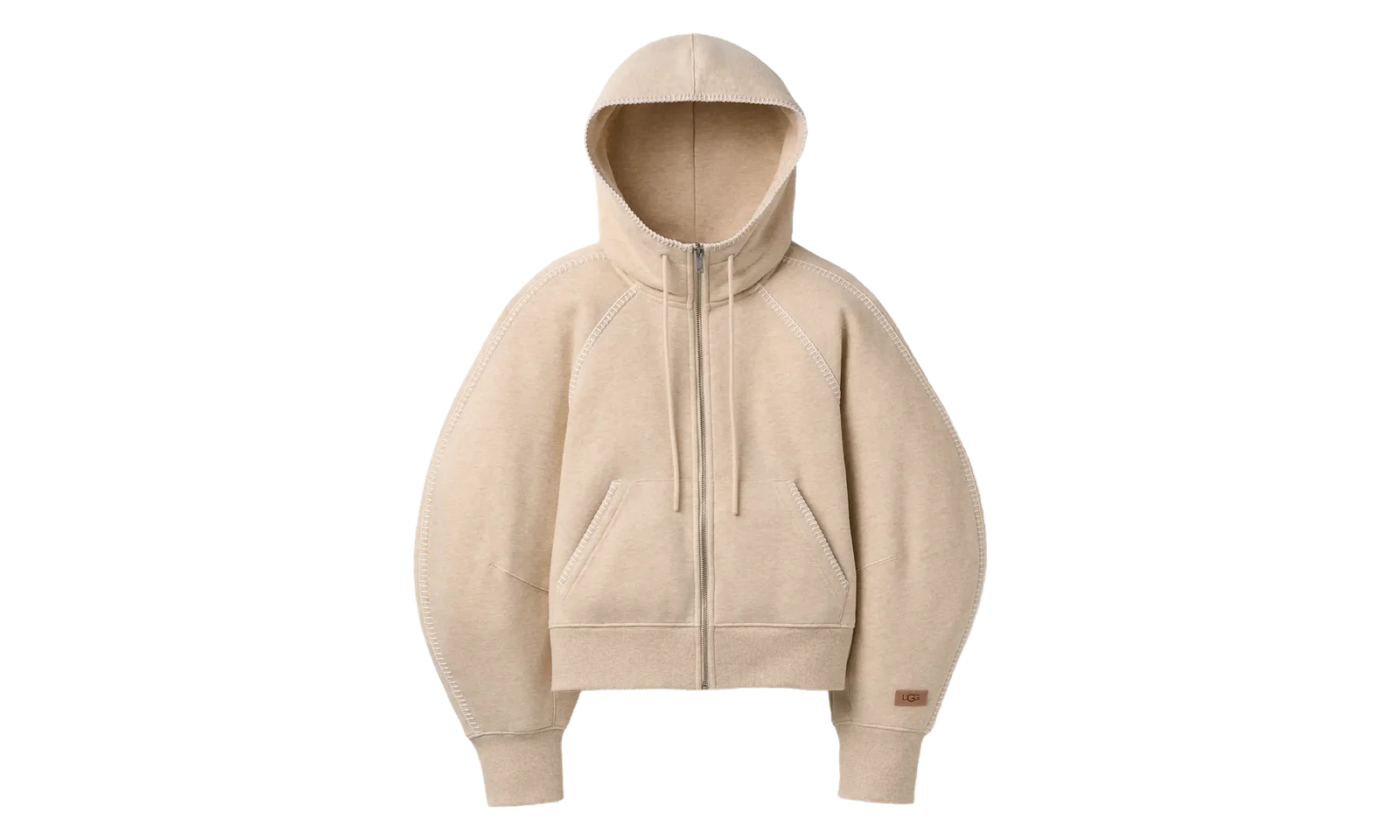 Classic Full-Zip Hoodie WMNS "Sand Heather" 1180556 SDHT