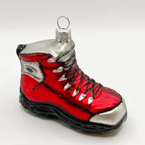 Glaspol Roter Wanderschuh