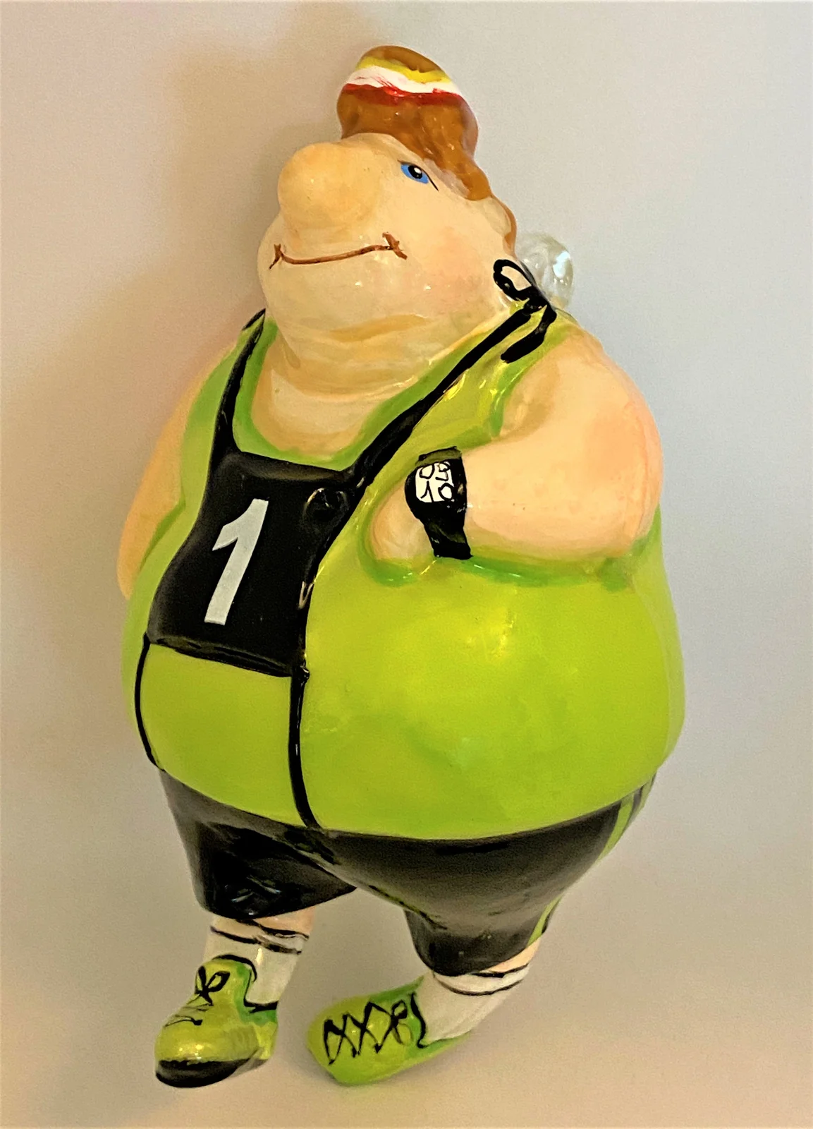 Komozja Marathon-Läufer, Jogger, Karikatur, KOMOZJA MOSTOWSKI