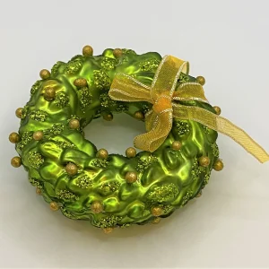 GMC Grünes Kränzchen mit goldenen Schmucksteinchen