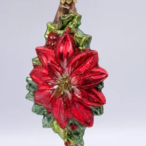 Hanco Weihnachtlicher Blumenstrauss mit Poinsettie