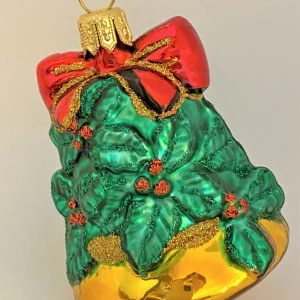 Glaspol Weihnachts-Glocke