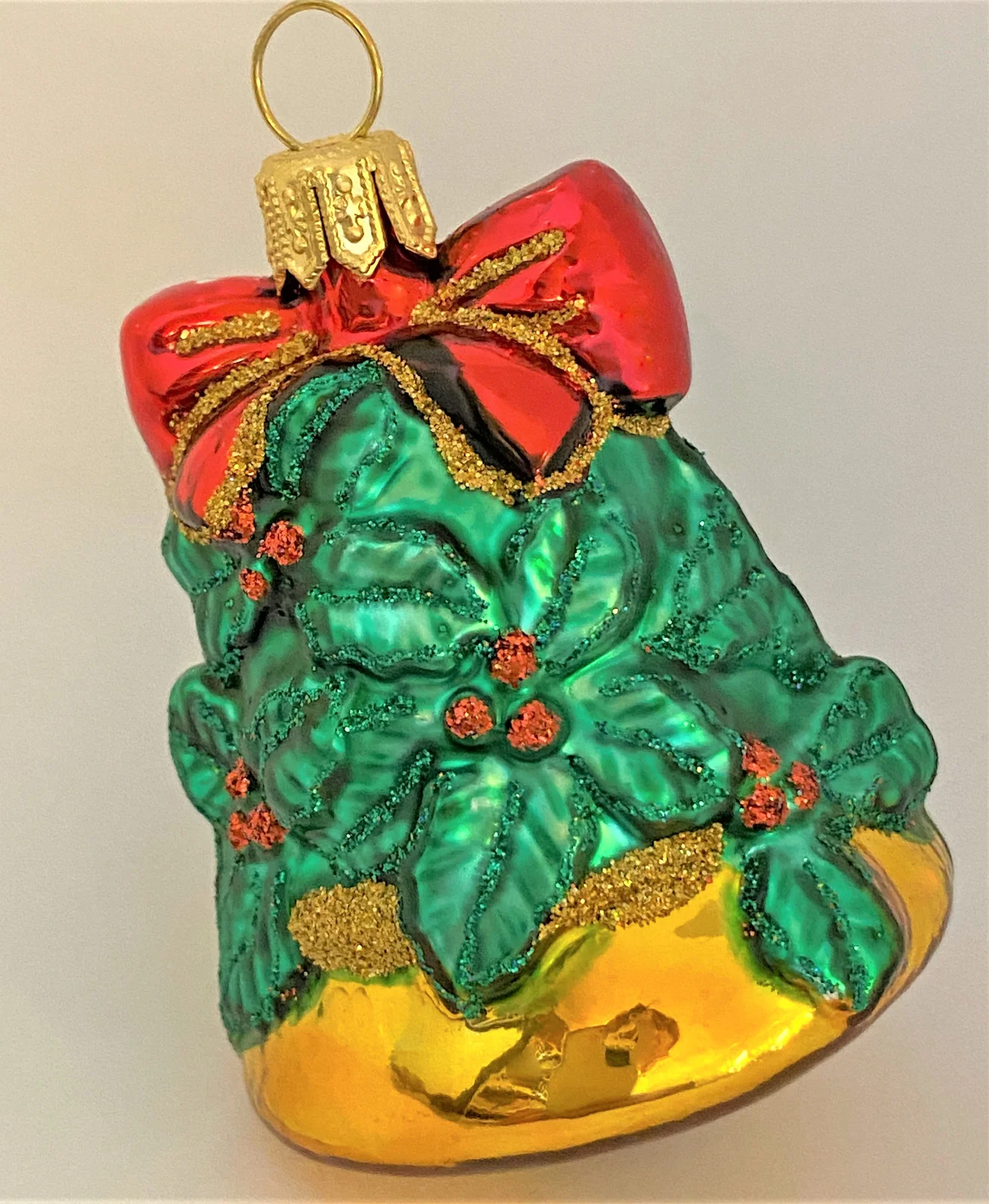 Glaspol Weihnachts-Glocke