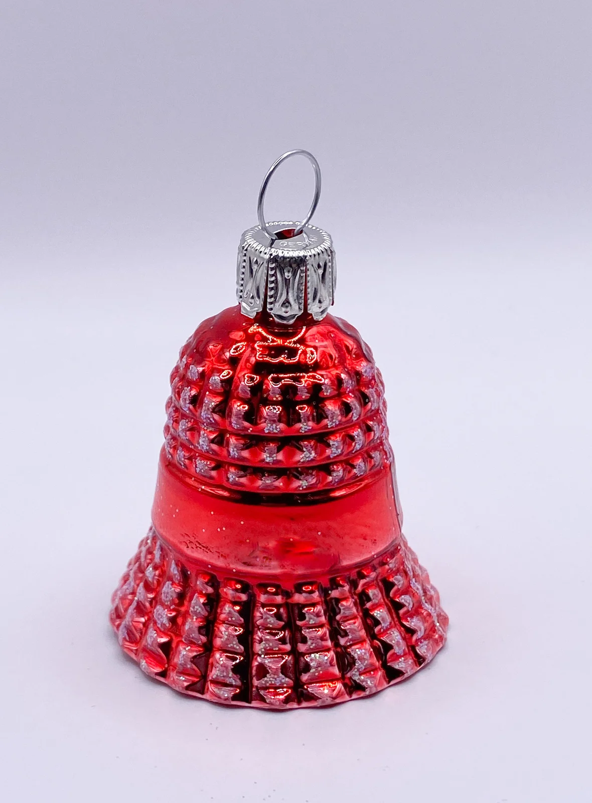 Thüringer Weihnachts-Glöckchen mit Waffelmuster
