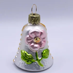 Thüringer Weisses Weihnachts-Glöckchen mit rosa Blüte