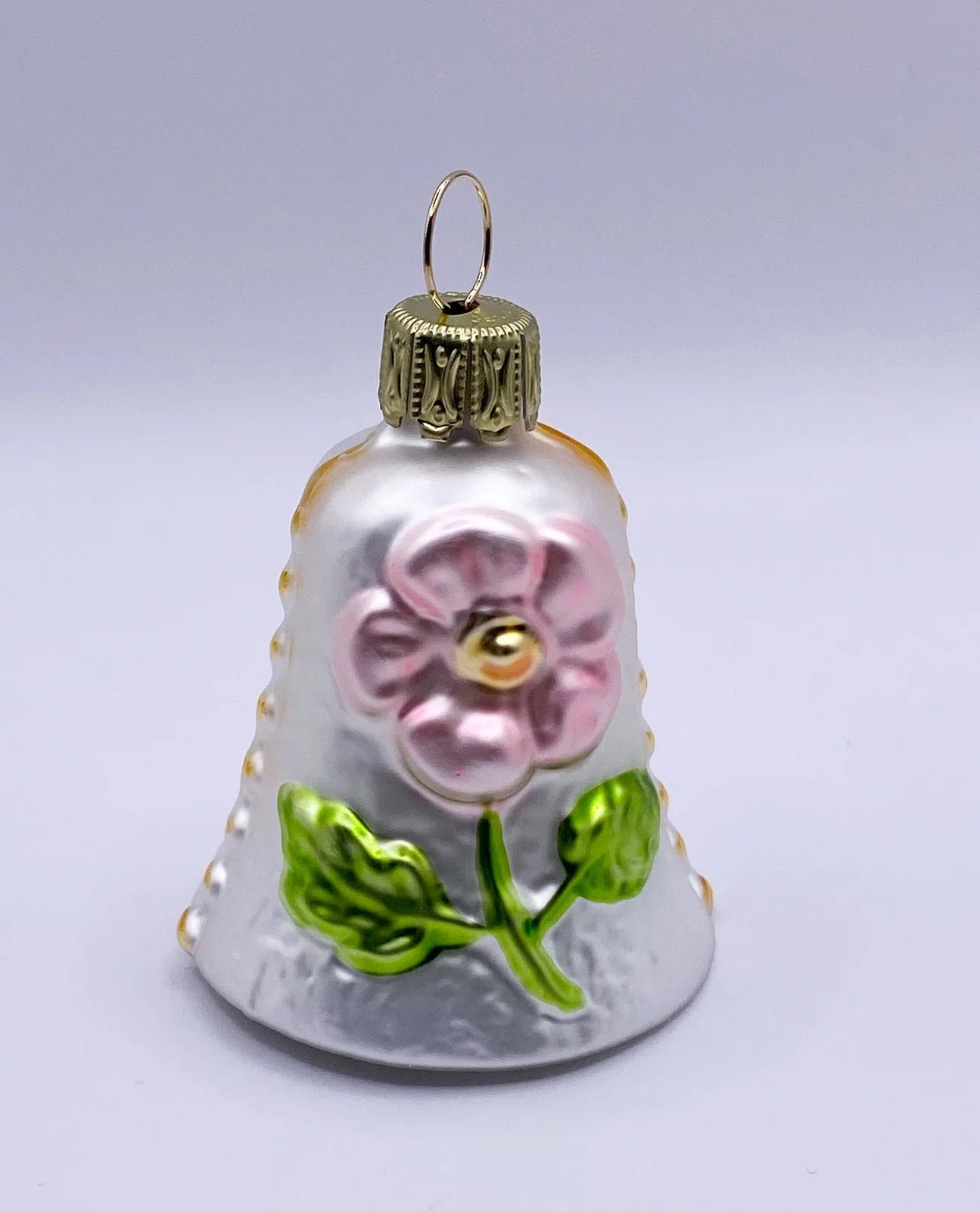 Thüringer Weisses Weihnachts-Glöckchen mit rosa Blüte