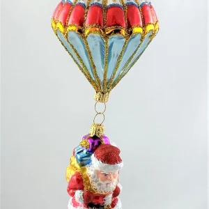 Impuls Santa Klaus bringt die Geschenke mit dem Fallschirm