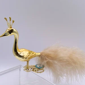 Thüringer Stilisierter goldener Pfau