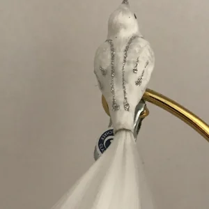 Dummy Kleiner weisser Vogel, Fiberglas