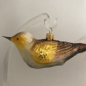 Dummy Grosses Weihnachtsvögeli gelbbraun