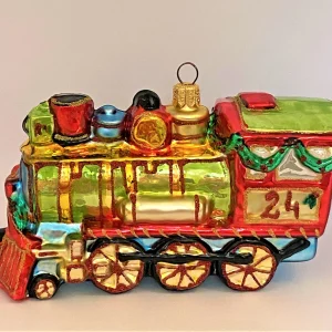 Glassware Weihnachtslokomotive