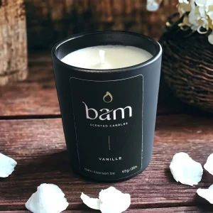 BAM BAM - VANILLE Duftkerze - BLACK Collection Small