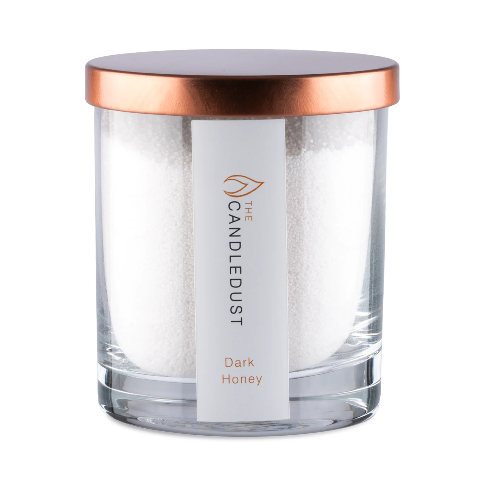 The Candledust Dunkle Honigduftkerze Sand 160g