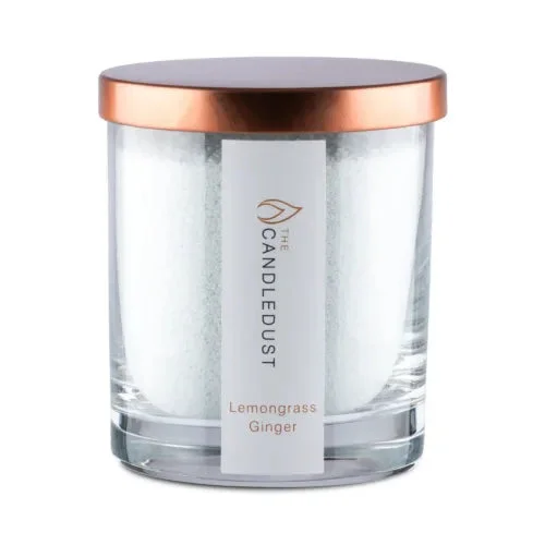The Candledust Zitronengras Duftkerze Sand 160g