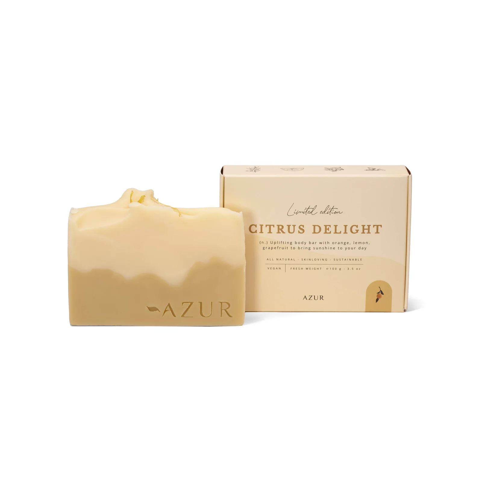 Azur Natural Bodycare BV Neu: Citrus Delight – Limited Edition Frühlings-Body Bar