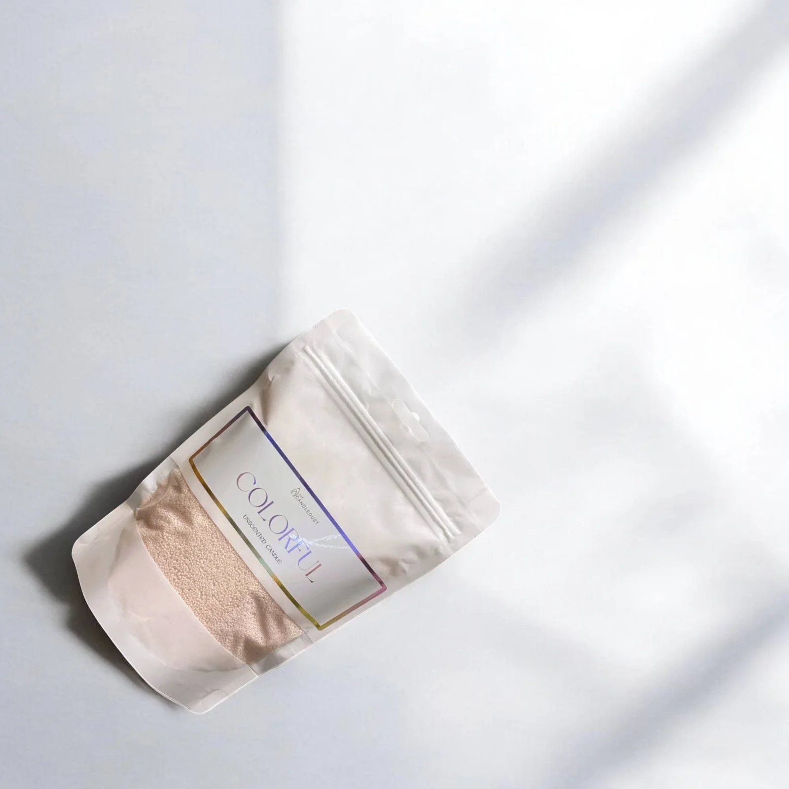 The Candledust Bunter duftfreier Kerzensand 330g +5 Dochte: Sand