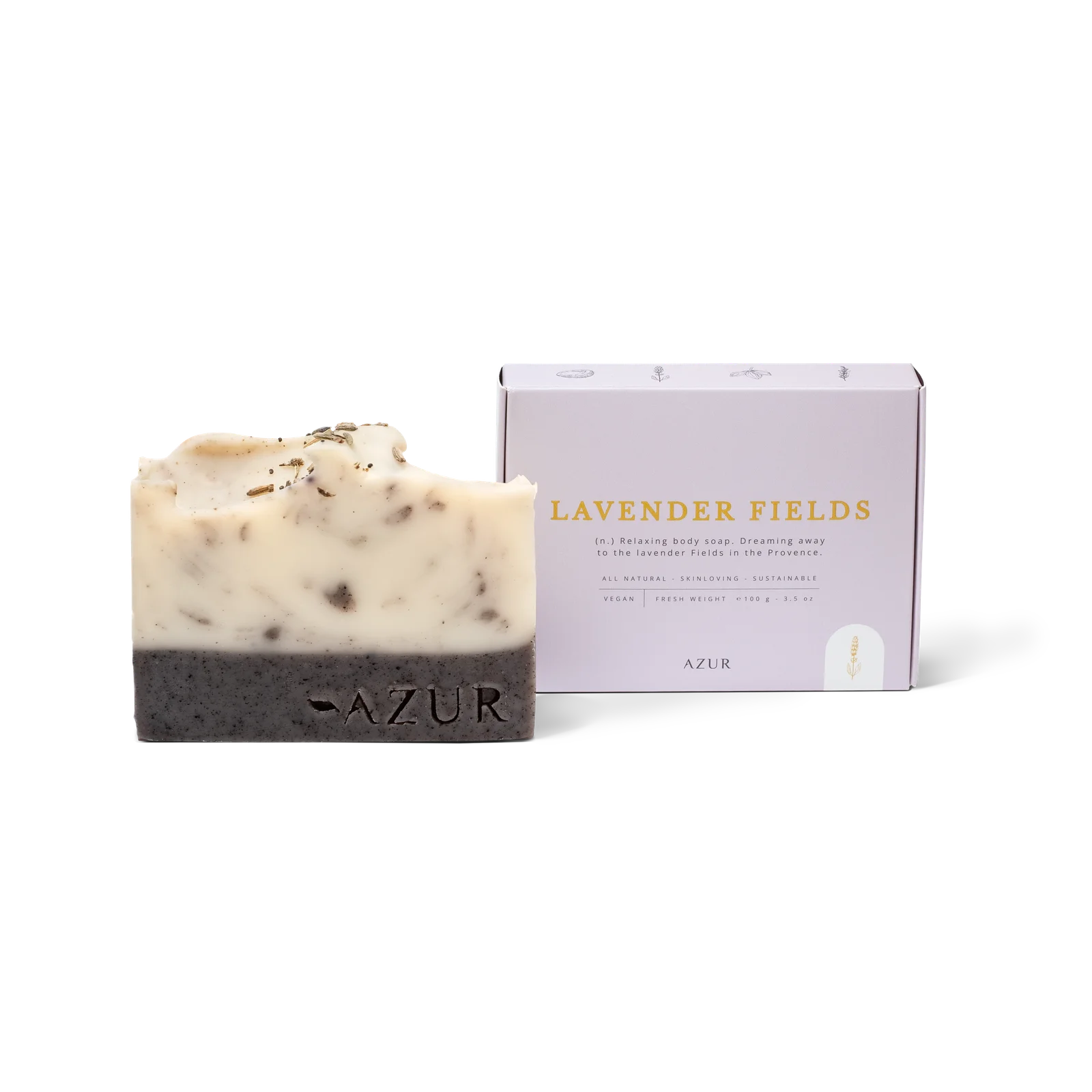 Azur Natural Bodycare BV Lavender Fields Körperseife | natürliche Seife