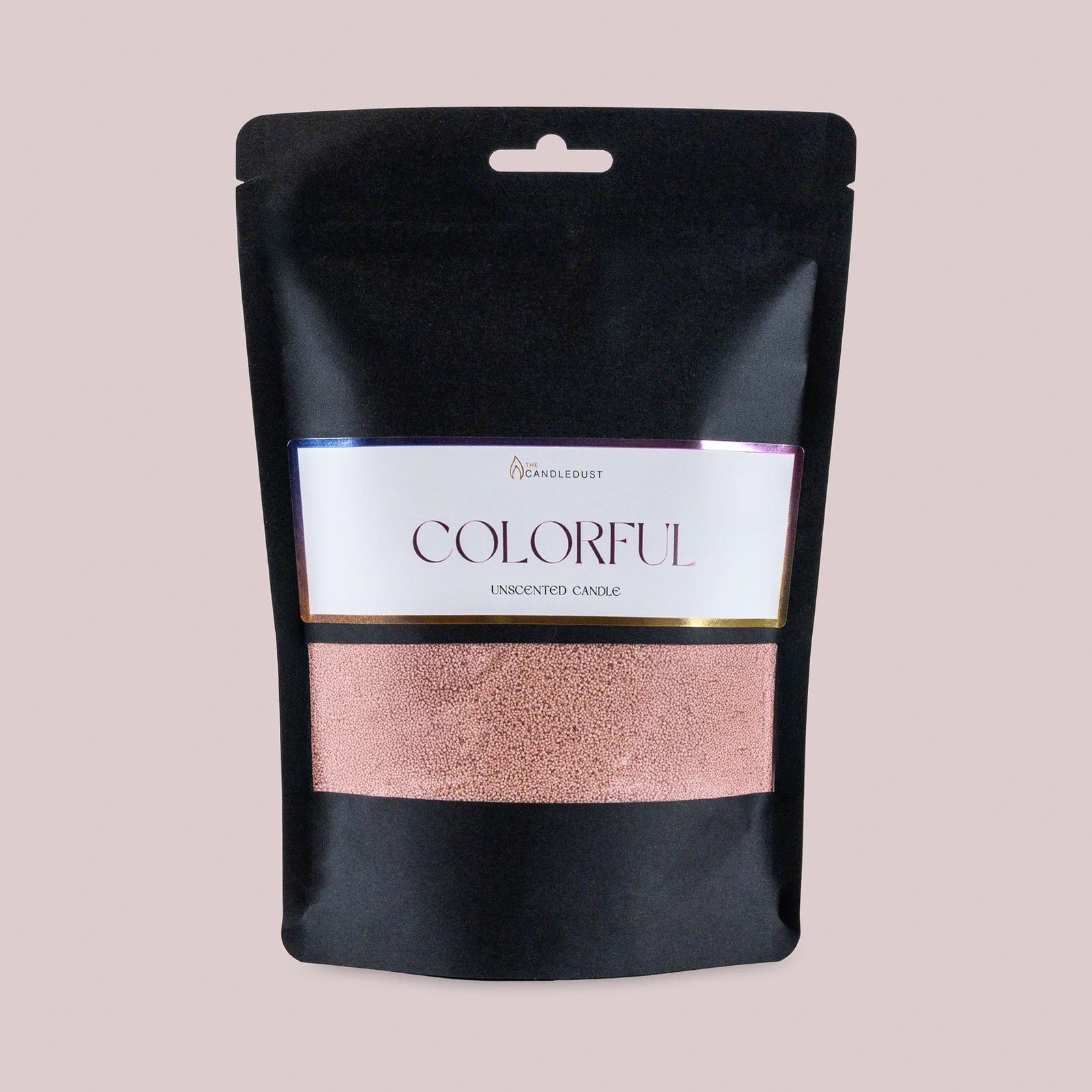 The Candledust Nude Unparfümierte Kerze Sand 330g Nachfüllpackung + 5 Dochte