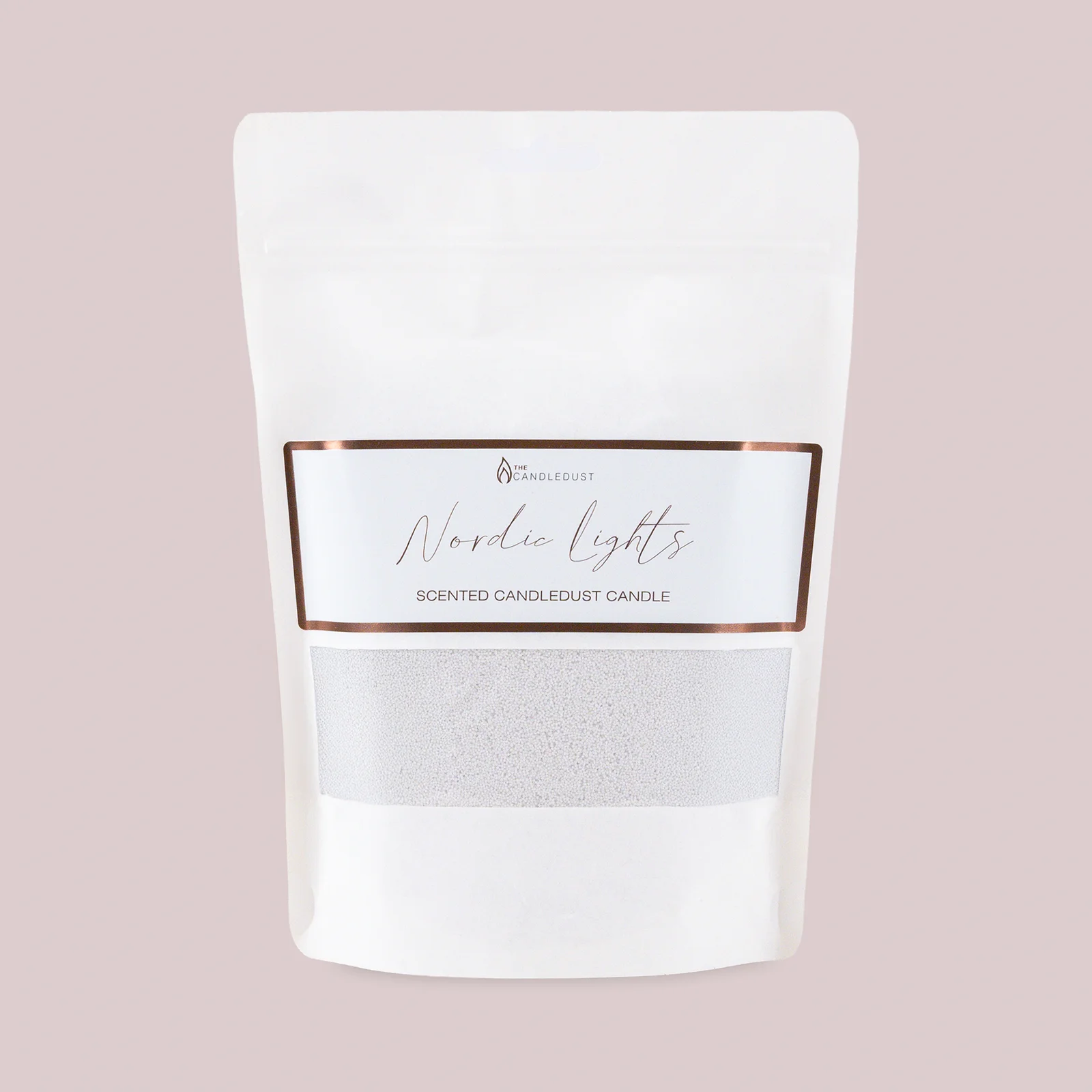 The Candledust Nordic Lights Duftkerze Sand 330g + 5 Dochte