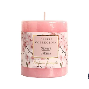 CP INTERNATIONAL Säulenkerze M Duft Sakura