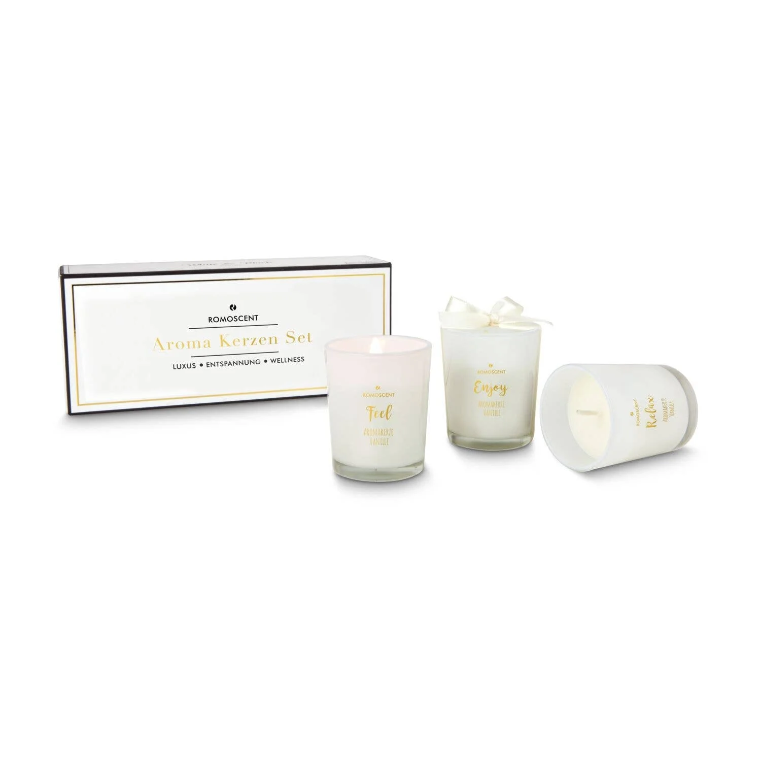 ROEMER WELLNESS ROMOSCENT® Aromakerzenset Vanille