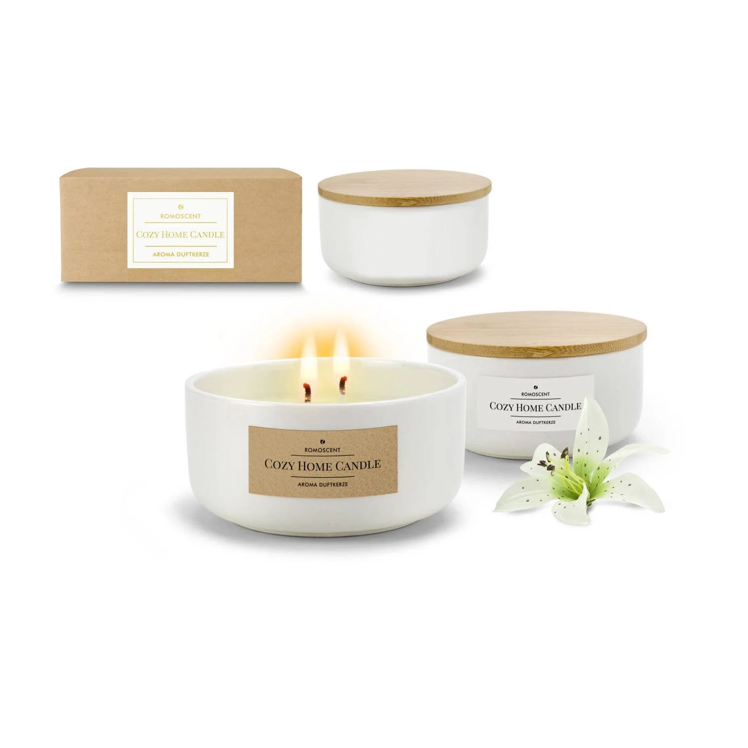 ROEMER WELLNESS ROMOSCENT® Aromakerze Cozy Home
