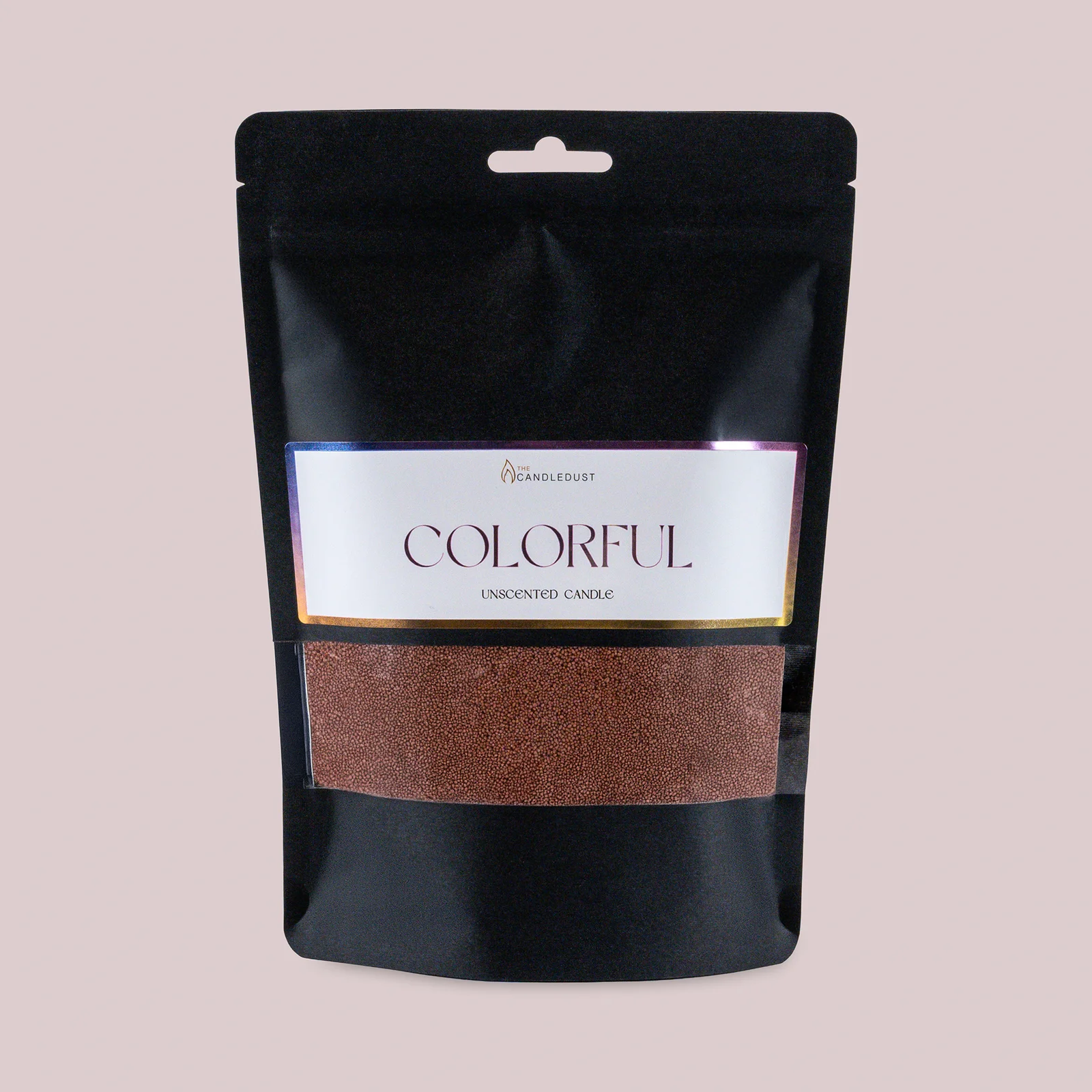 The Candledust Peacan Duftfreie Kerze Sand 330g Nachfüllpackung + 5 Dochte