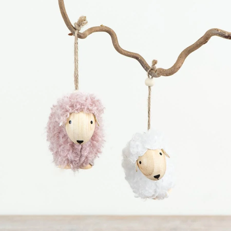 Gainsborough Giftware x Portland Living 2A Wollschaf Hängedekoration, 10 cm