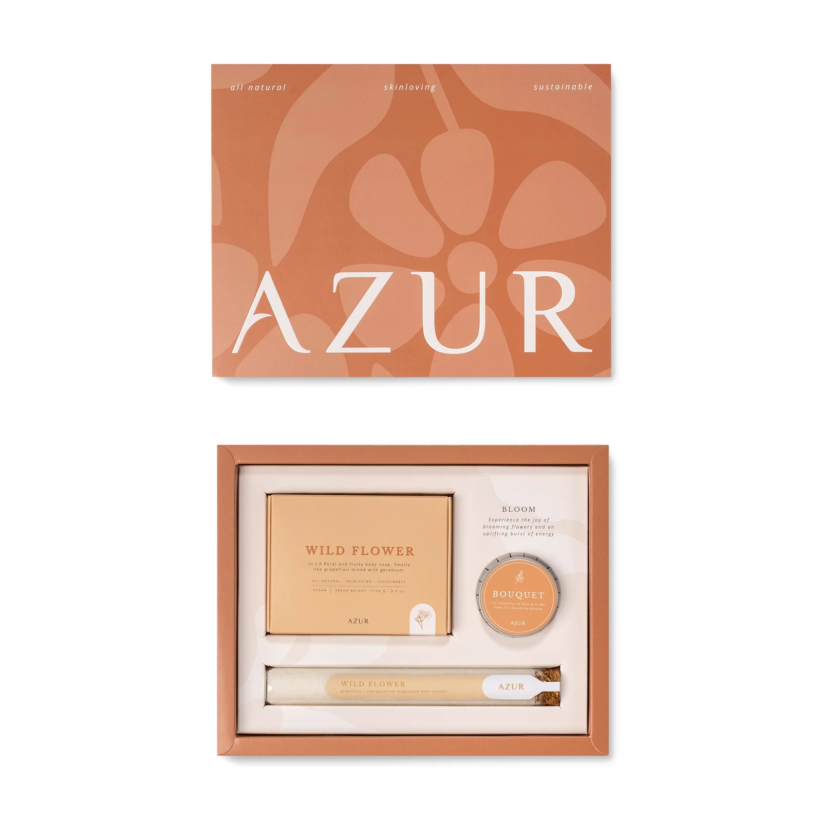 Azur Natural Bodycare BV BLOOM Geschenkset