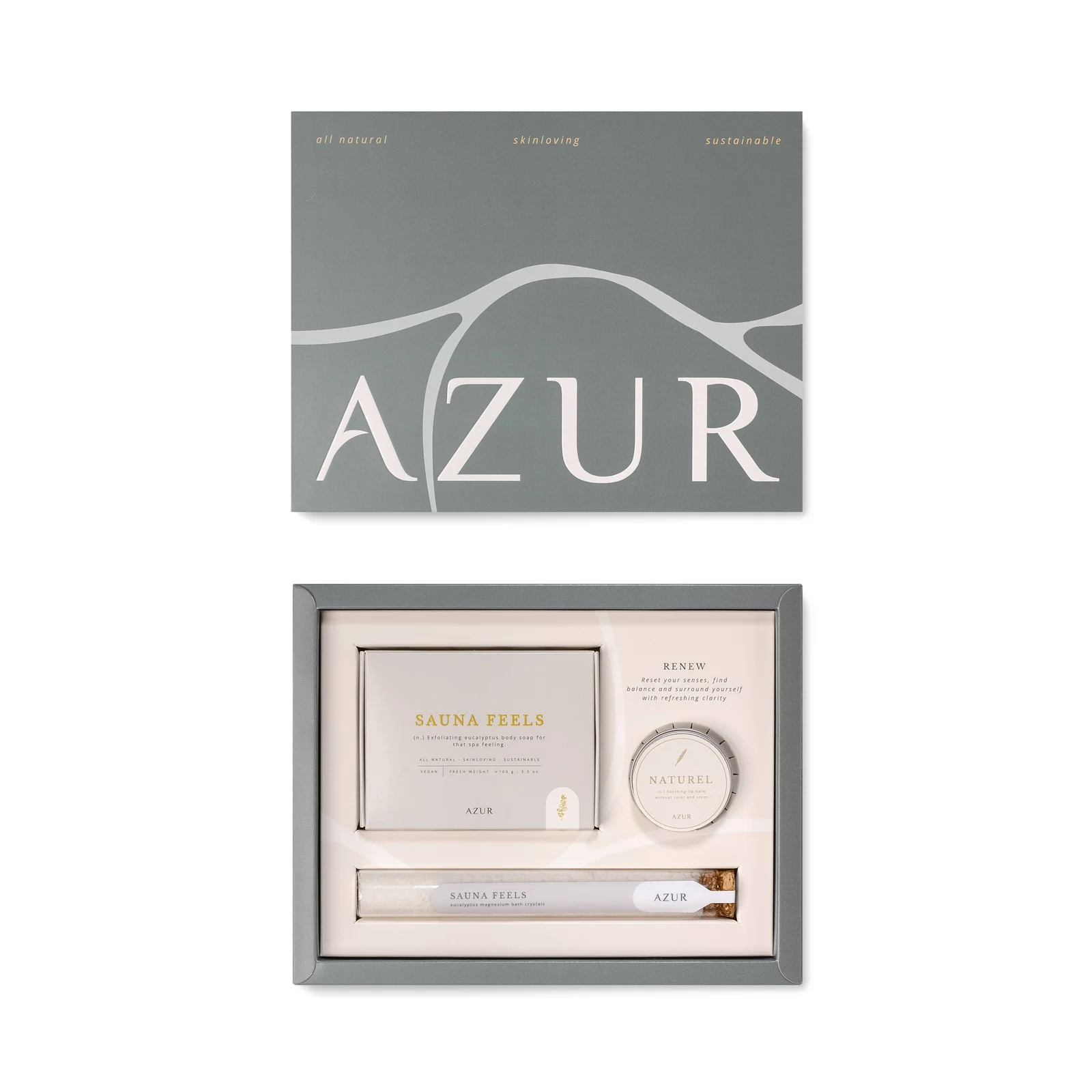 Azur Natural Bodycare BV Geschenkset ERNEUERN
