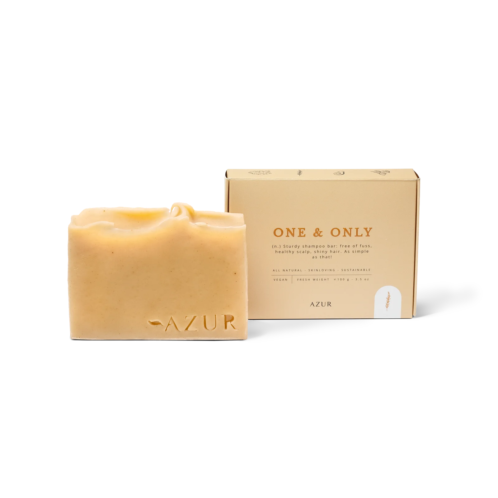 Azur Natural Bodycare BV ONE & ONLY | Shampoobar | natürlich