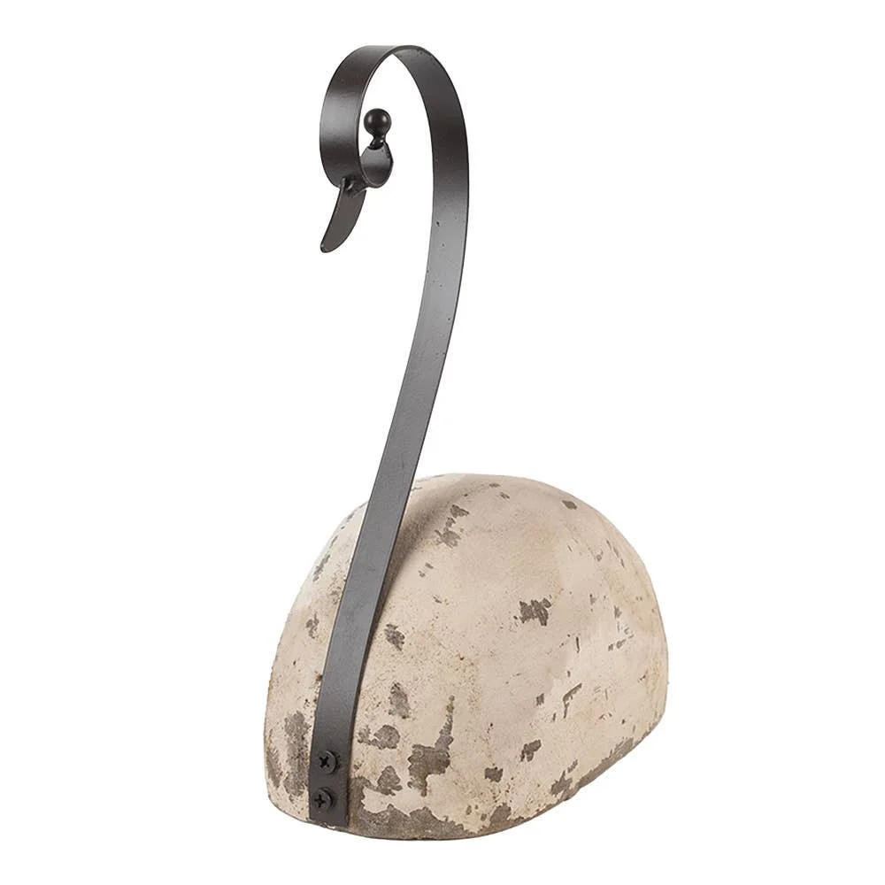 Clayre & Eef Dekorative Figur Schwan 25x11x27 cm Weiß Holz