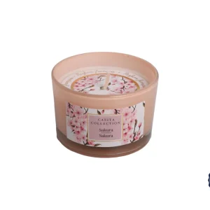 CP INTERNATIONAL Sakura Duftkerze im Glas S