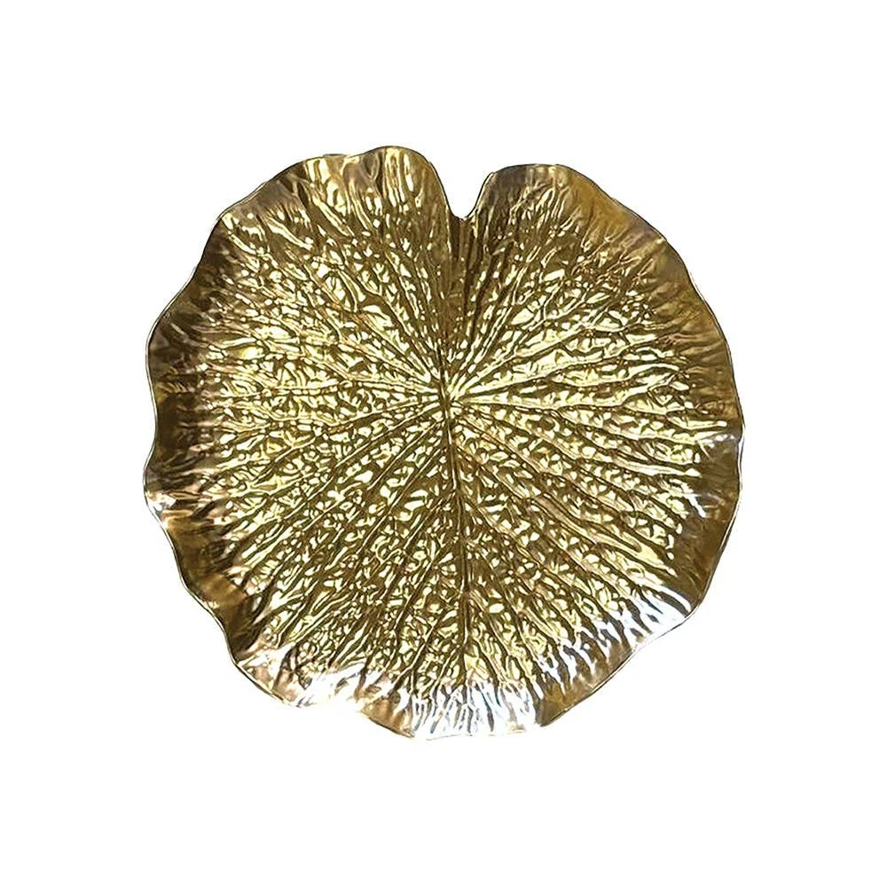 AULICA Goldene Seerosen-Tischunterlage