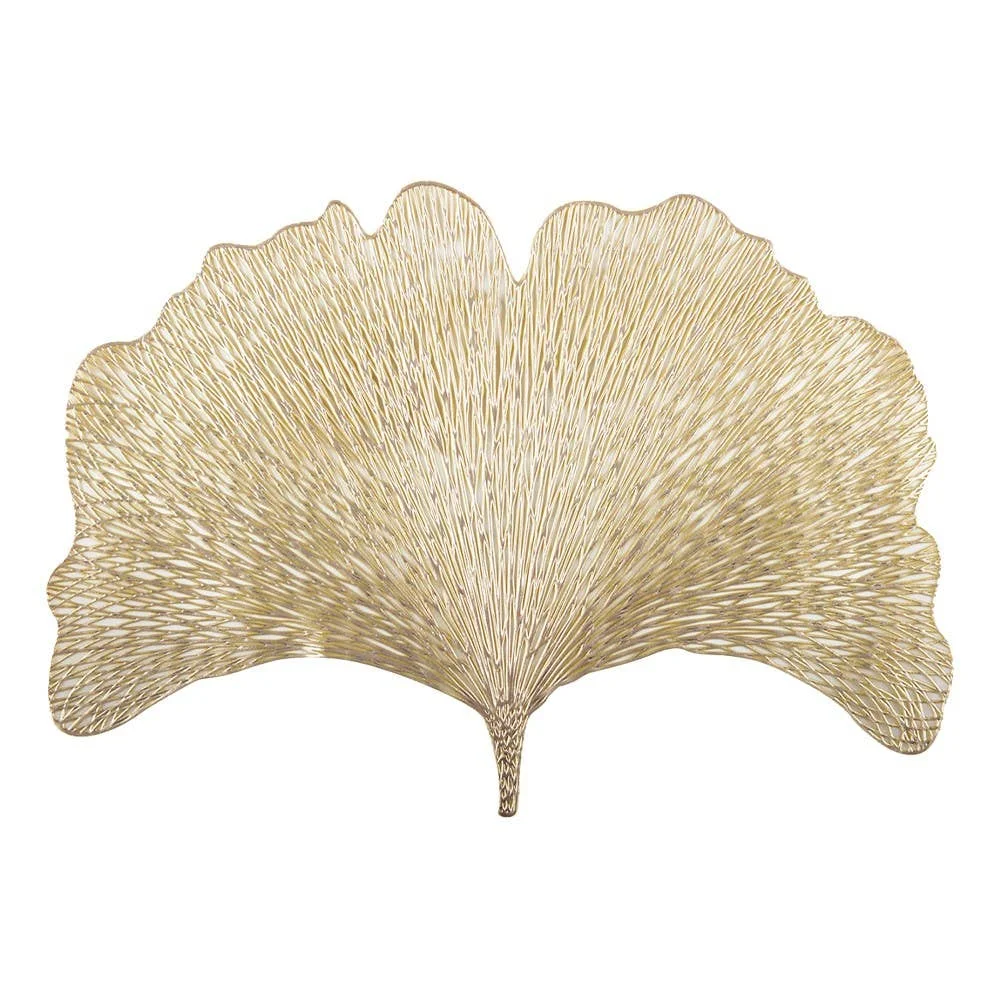 AULICA Goldene Ginkgo-Tischunterlage 44x30 cm